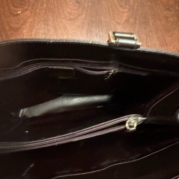 Gorgeous Vintage Gucci Chocolate Brown Leather Tote 🤎 - Picture 9 of 15